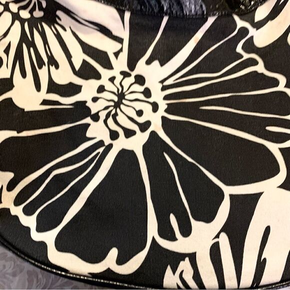 Tianni Handbag Hawaiian Hibiscus Flower Design Canvas & Vegan Leather Gorgeous - Picture 4 of 7